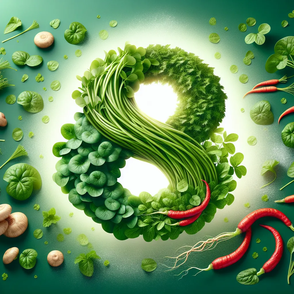 미나리와 홍삼으로 건강을 챙기세요