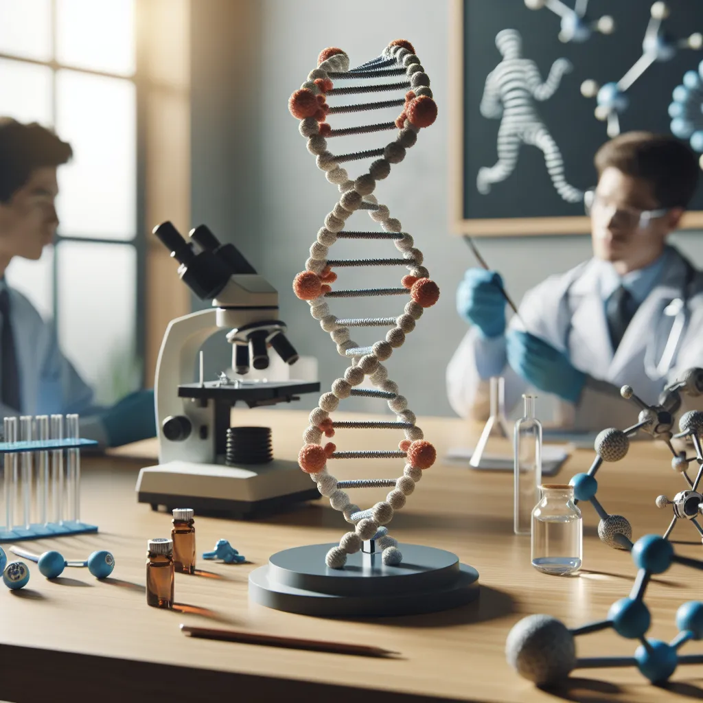 유전자 DNA의 구조와 생존에 필요한 염색체