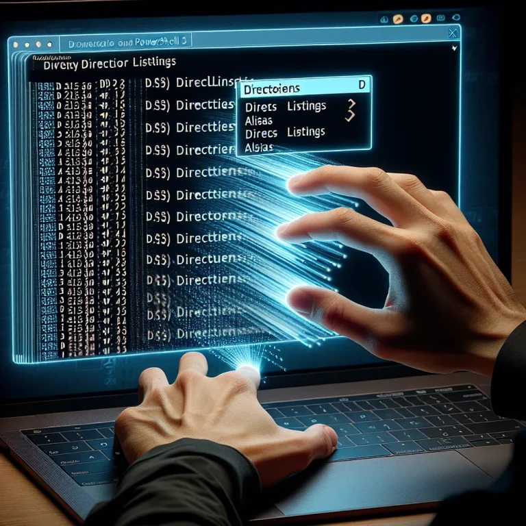 파워셸3에서 디렉터리 목록을 표시하는 d라는 새로운 알리아스를 생성하라