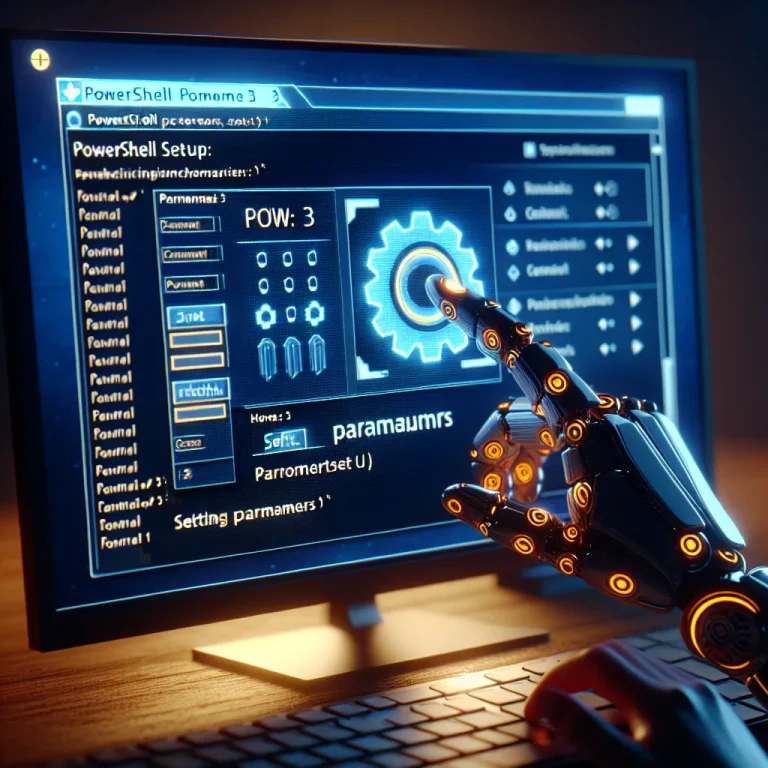 파워셸3 매개변수 집합과 공통 매개변수